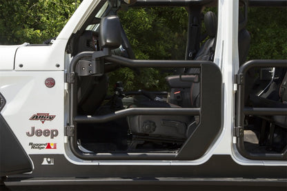 Rugged Ridge 11509.15 Fortis Front Tube Doors for 2018-2024 Jeep JL/JT