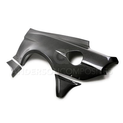 Anderson Composites JTP 10-piece carbon fiber wide fender flares for 2015-2017 Ford Mustang  (AC-15MUWBC)