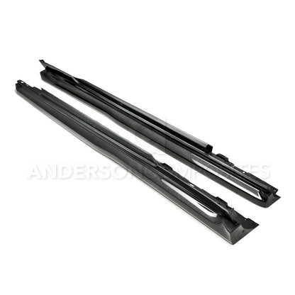 Anderson Composites Type-Z28 carbon fiber side skirts for 2014-2015 Chevrolet Camaro  (AC-SS14CHCAM-Z28)