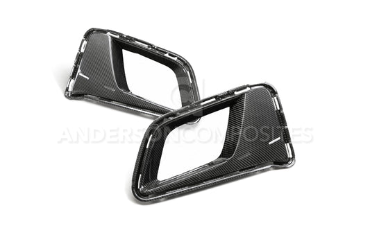 Anderson Composites Type-LE carbon fiber air duct bezels for 2017-2021 Chevrolet Camaro ZL1 1LE  (AC-ADB17CHCAMZL-LE)