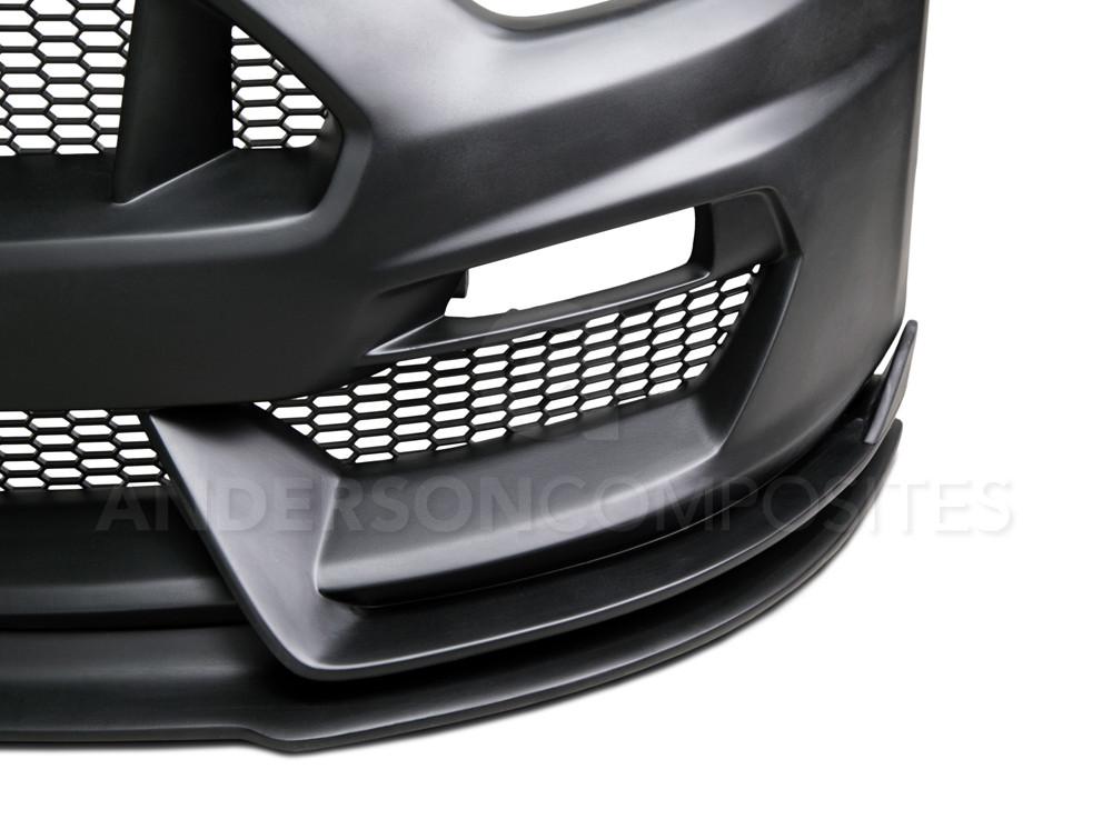 Anderson Composites Type-GR (GT350 Style) fiberglass front bumper for 2015-2017 Ford Mustang  (AC-FB15FDMU-GR-GF)