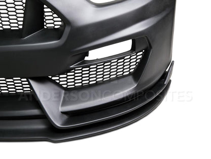 Anderson Composites Type-GR (GT350 Style) fiberglass front bumper for 2015-2017 Ford Mustang  (AC-FB15FDMU-GR-GF)