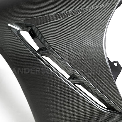 Anderson Composites Carbon fiber fenders for 2014-2019 Chevrolet Corvette C7 Stingray  (AC-FF14CHC7-OE)