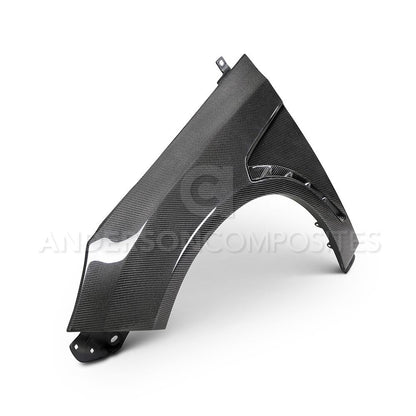 Anderson Composites 2016+ Focus Type-GR Vented Carbon Fiber Fenders .04in Wider (Pair) (AC-FF16FDFO-GR)