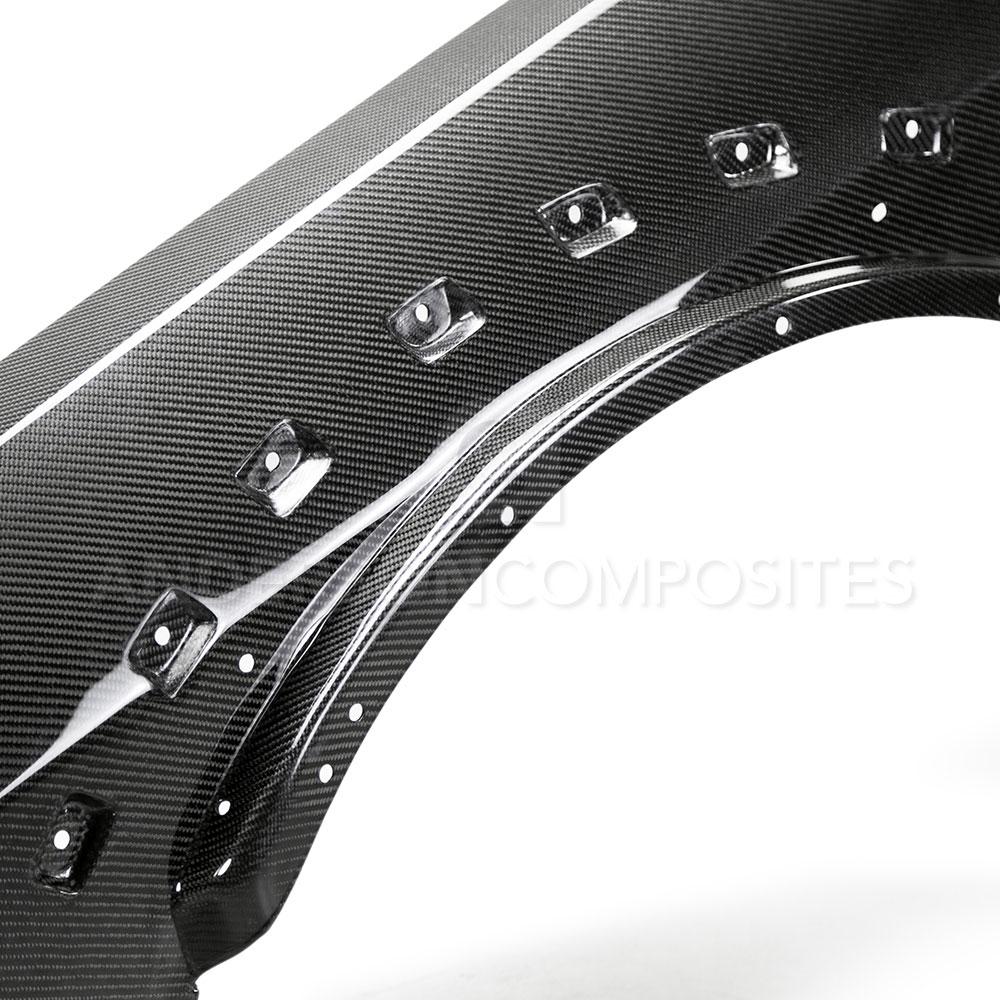 Anderson Composites Carbon fiber front fenders for 2018-2020 Dodge Challenger Widebody  (AC-FF18DGCHHC)