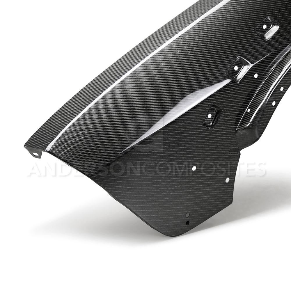 Anderson Composites Carbon fiber front fenders for 2018-2020 Dodge Challenger Widebody  (AC-FF18DGCHHC)