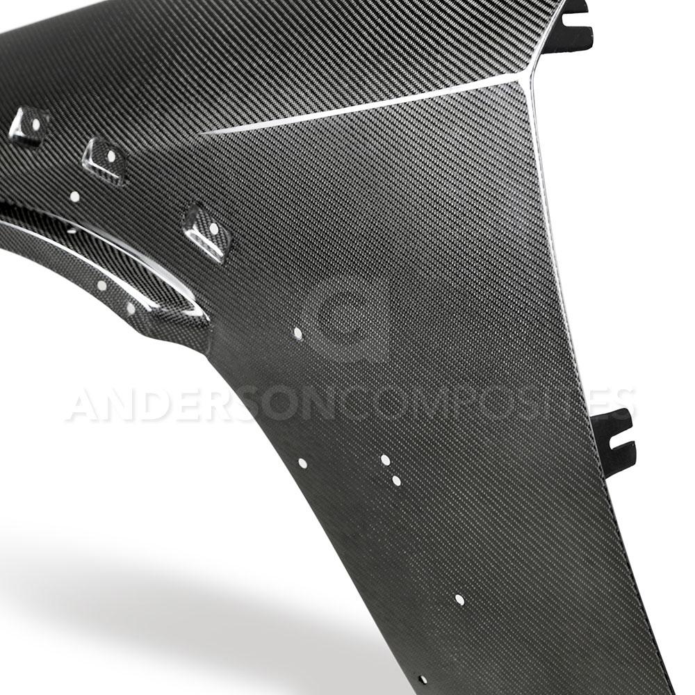 Anderson Composites Carbon fiber front fenders for 2018-2020 Dodge Challenger Widebody  (AC-FF18DGCHHC)