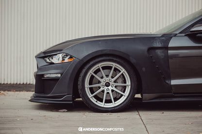 Anderson Composites 18-19 Ford Mustang Type-ST Fiberglass Front Fenders (Pair) (AC-FF18FDMU-ST-GF)