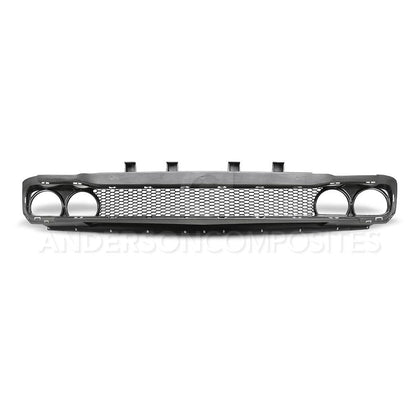 Anderson Composites 15-18 Dodge Challenger Type-AS Front Upper Grille (AC-FG15DGCH)