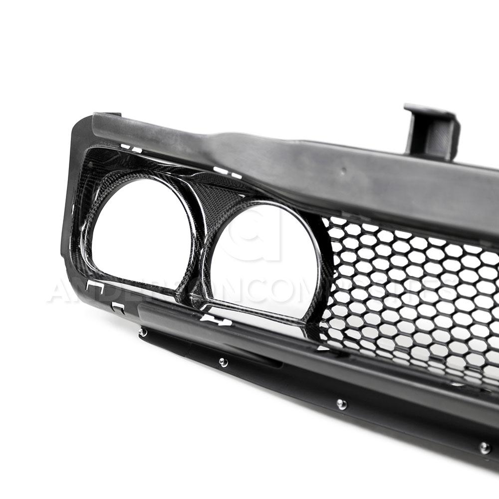 Anderson Composites 15-18 Dodge Challenger Type-AS Front Upper Grille (AC-FG15DGCH)