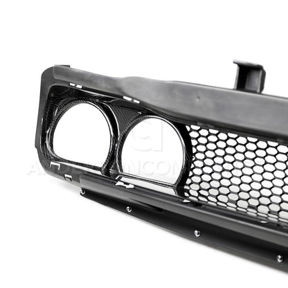 Anderson Composites 15-18 Dodge Challenger Type-AS Front Upper Grille (AC-FG15DGCH)