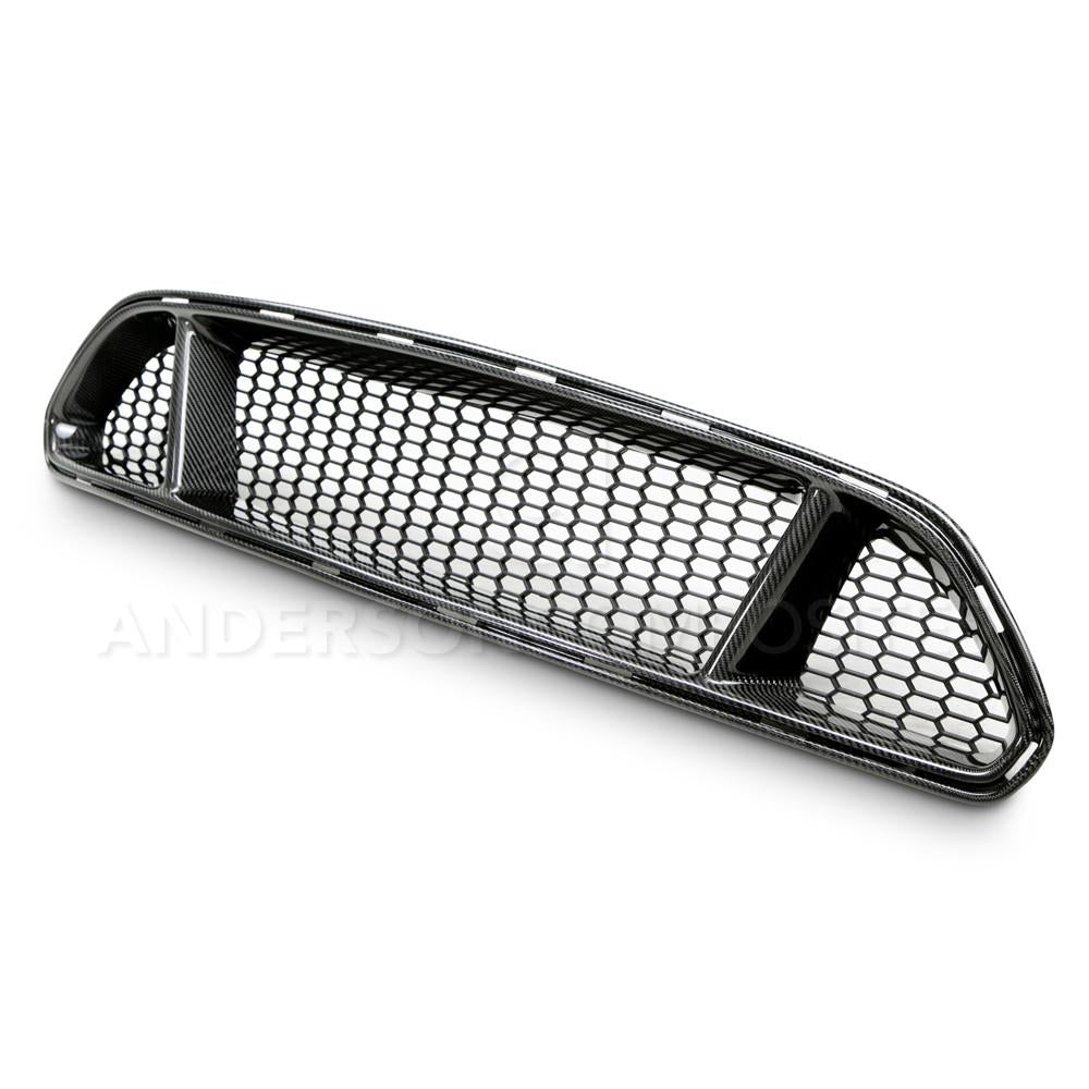 Anderson Composites Type-GT carbon fiber upper grille for 2015-2017 Ford Mustang  (AC-FG15FDMU-GT)