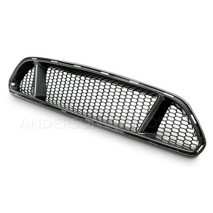 Anderson Composites Type-GT carbon fiber upper grille for 2015-2017 Ford Mustang  (AC-FG15FDMU-GT)
