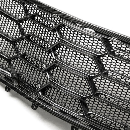 Anderson Composites Carbon fiber front grille for 2017-2021 Chevrolet Camaro ZL1 1LE  (AC-FG17CHCAMZL)