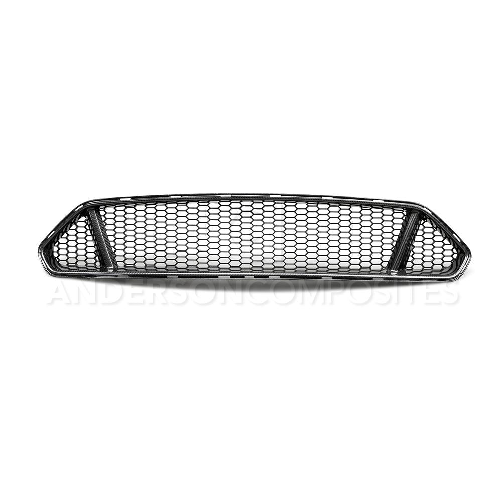 Anderson Composites Type-GT carbon fiber upper grille for 2018-2020 Ford Mustang GT  (AC-FG18FDMU-GT)