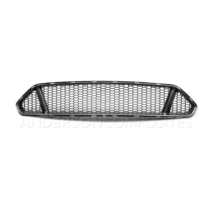 Anderson Composites Type-GT carbon fiber upper grille for 2018-2020 Ford Mustang GT  (AC-FG18FDMU-GT)