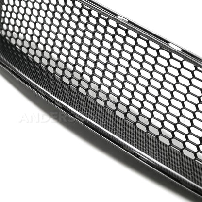 Anderson Composites Type-GT carbon fiber upper grille for 2018-2020 Ford Mustang GT  (AC-FG18FDMU-GT)