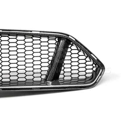 Anderson Composites Type-GT carbon fiber upper grille for 2018-2020 Ford Mustang GT  (AC-FG18FDMU-GT)