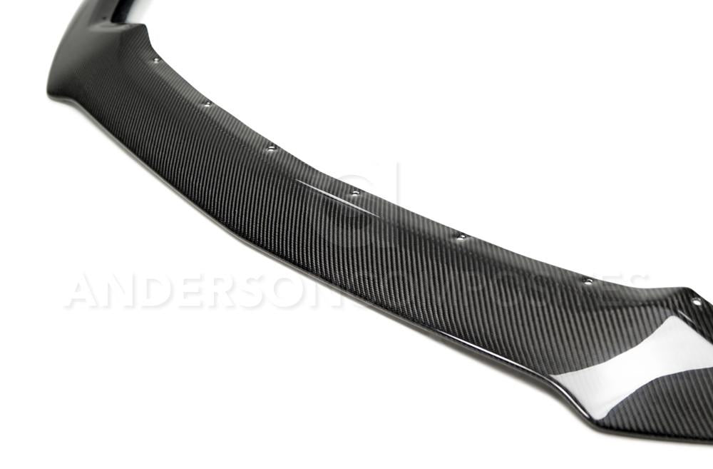 Anderson Composites Type-AC carbon fiber front chin splitter for 2015-2017 Ford Mustang  (AC-FL15FDMU-AC)