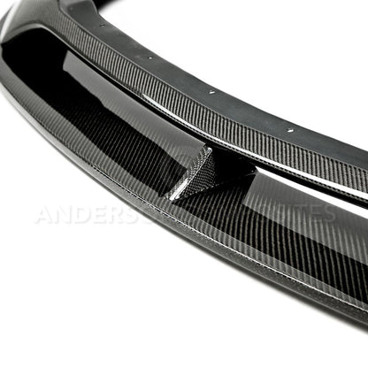 Anderson Composites Type-AR carbon fiber front chin splitter for 2015-2017 Ford Mustang  (AC-FL15FDMU-AR)