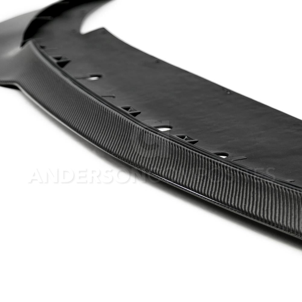 Anderson Composites Carbon fiber front splitter for 2015-2020 Ford Mustang GT350R (1PC)  (AC-FL15MU350R)