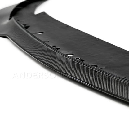 Anderson Composites Carbon fiber front splitter for 2015-2020 Ford Mustang GT350R (1PC)  (AC-FL15MU350R)