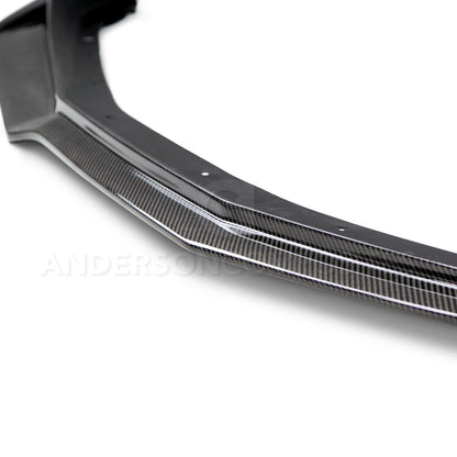 Anderson Composites Type-AZ carbon fiber front chin spoiler for 2016-2021 Chevrolet Camaro SS  (AC-FL16CHCAM-AZ)