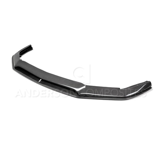 Anderson Composites Type-AR carbon fiber front chin splitter for 2018-2020 Ford Mustang  (AC-FL18FDMU-AR)