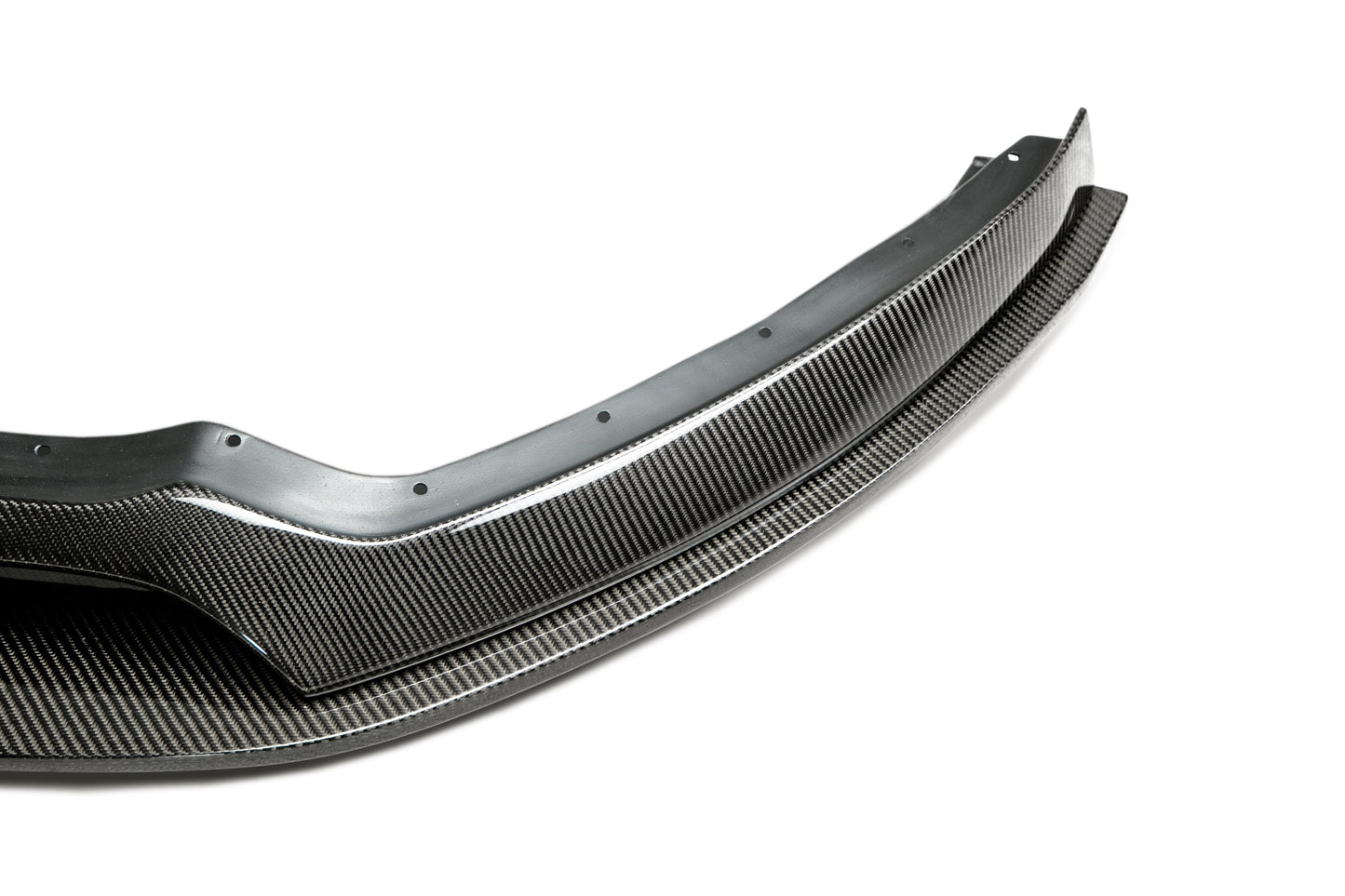 Anderson Composites Type-AR carbon fiber front chin splitter for 2018-2020 Ford Mustang  (AC-FL18FDMU-AR)