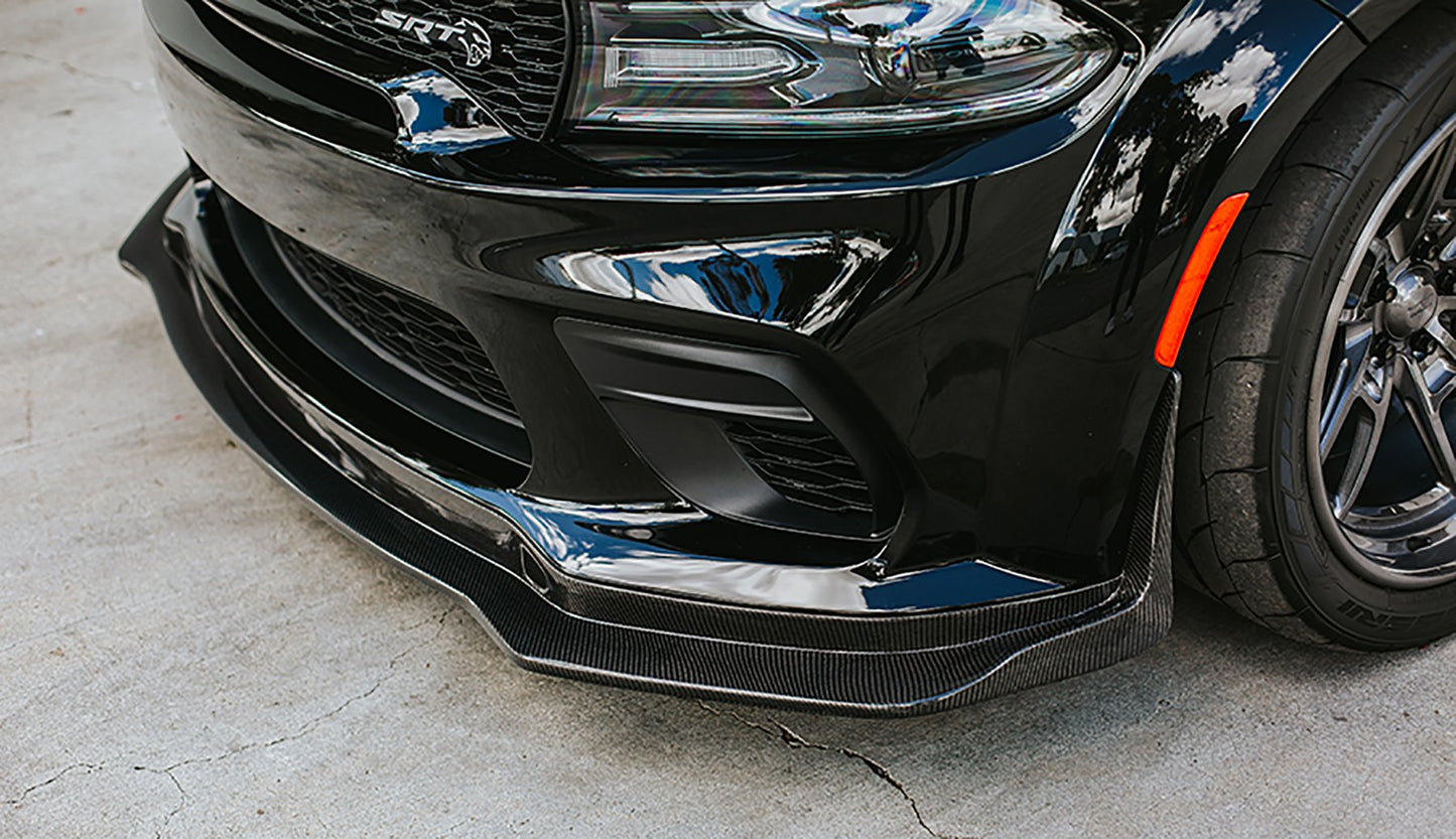 Anderson Composites Carbon Fiber Front Splitter  (AC-FL20DGCR-MB)