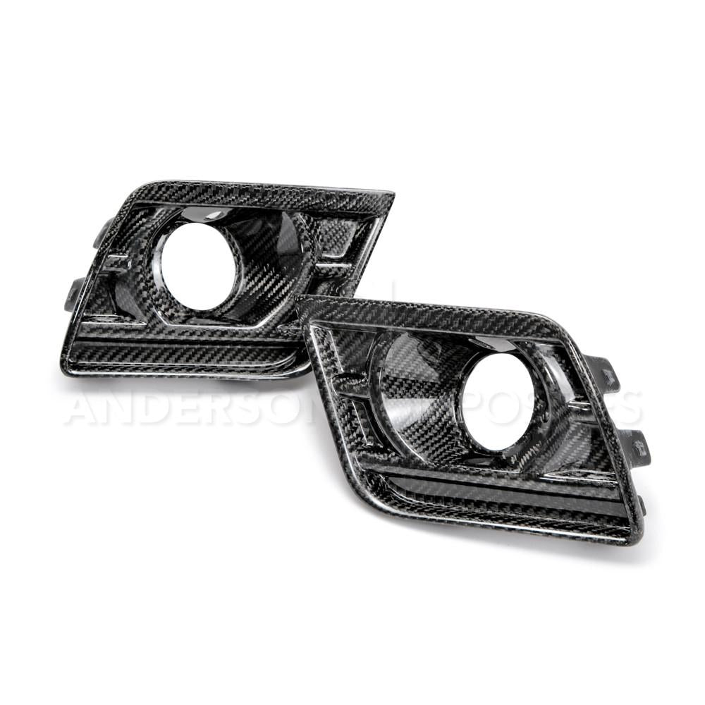 Anderson Composites Type-Z28 carbon fiber air duct bezels for 2014-2015 Chevrolet Camaro Z28  (AC-FLS14CHCAM-Z28)