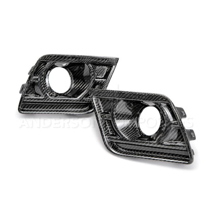 Anderson Composites Type-Z28 carbon fiber air duct bezels for 2014-2015 Chevrolet Camaro Z28  (AC-FLS14CHCAM-Z28)