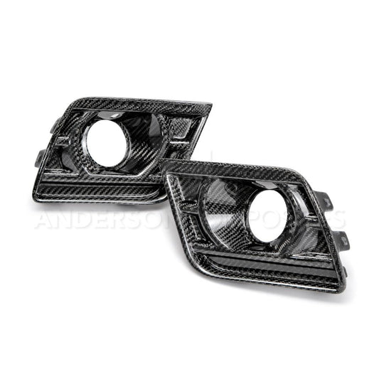 Anderson Composites Type-Z28 carbon fiber air duct bezels for 2014-2015 Chevrolet Camaro Z28  (AC-FLS14CHCAM-Z28)