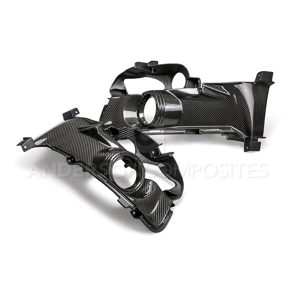 Anderson Composites Carbon fiber fog light surrounds for 2015-2017 Ford Mustang  (AC-FLS15FDMU)