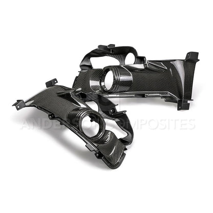 Anderson Composites Carbon fiber fog light surrounds for 2015-2017 Ford Mustang  (AC-FLS15FDMU)