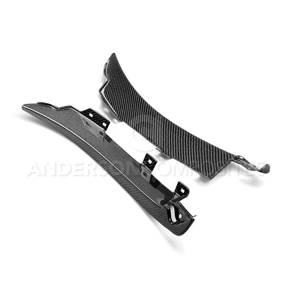 Anderson Composites Carbon fiber rear splash guards for 2015-2020 Ford Mustang Shelby GT350  (AC-FSG15MU350)