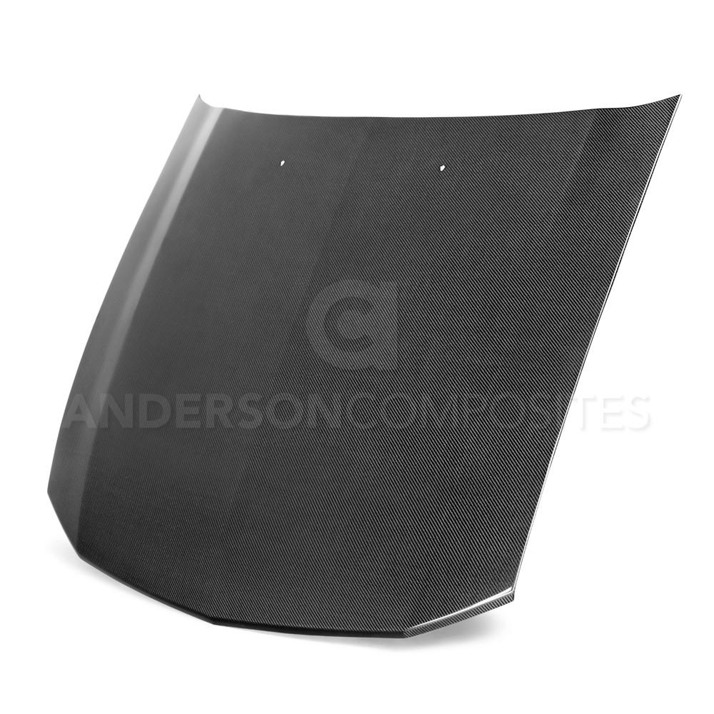 Anderson Composites Type-OE carbon fiber hood for 2005-2009 Ford Mustang  (AC-HD0506FDMU-OE)