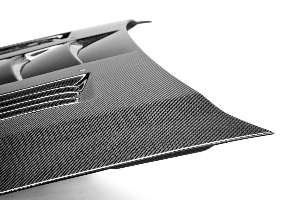 Anderson Composites Type-SS carbon fiber hood for 2005-2009 Ford Mustang  (AC-HD0506FDMU-SS)
