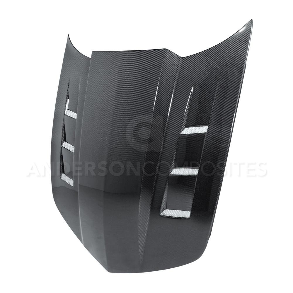 Anderson Composites Type-TS carbon fiber hood for 2010-2015 Chevrolet Camaro  (AC-HD1011CHCAM-TS)