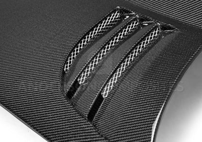 Anderson Composites Type-TT carbon fiber hood for 2010-2015 Chevrolet Camaro  (AC-HD1011CHCAM-TT)