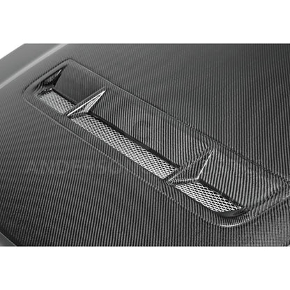 Anderson Composites Type-GT carbon fiber hood for 2010-2014 Shelby GT500 and 2013-2014 Ford Mustang  (AC-HD1011FDMU-GT)