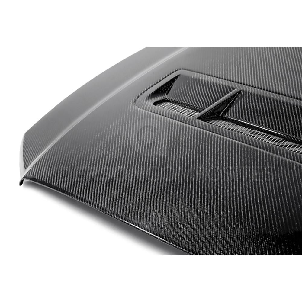 Anderson Composites Type-GT carbon fiber hood for 2010-2014 Shelby GT500 and 2013-2014 Ford Mustang  (AC-HD1011FDMU-GT)