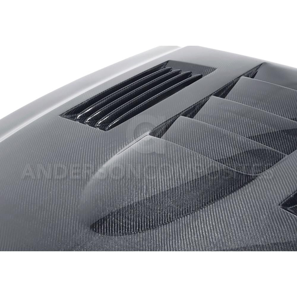 Anderson Composites 10-14 Ford Mustang/Shelby GT500 and 2013-2014 GT/V6 Type-SS Hood (AC-HD1011FDMU-SS)