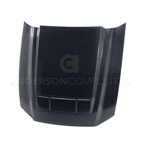 Anderson Composites 10-14 Ford Mustang/Shelby GT500 and 2013-2014 GT/V6 Ram Air Type-CR Hood (AC-HD1011FDMU-TS)