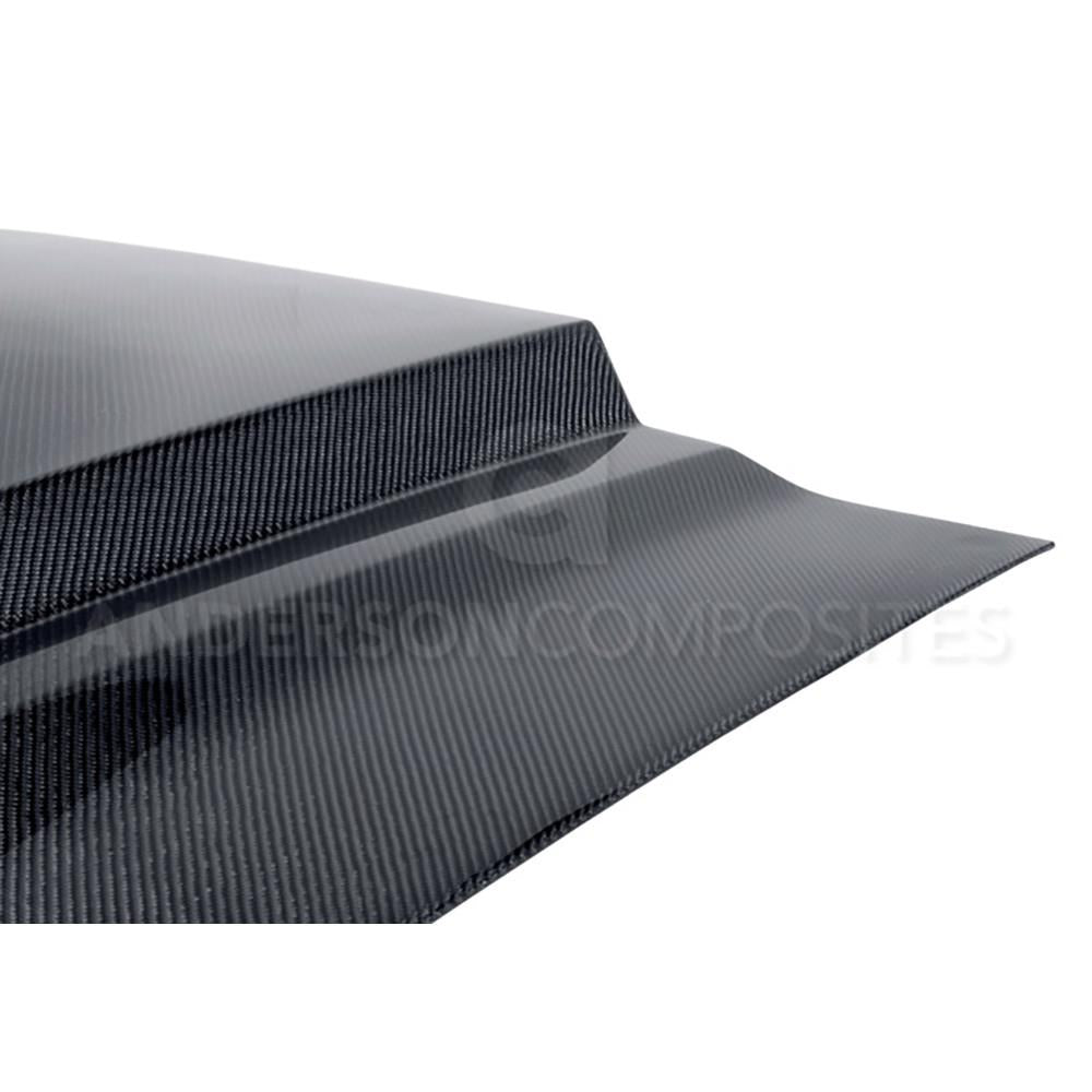 Anderson Composites 10-14 Ford Mustang/Shelby GT500 and 2013-2014 GT/V6 Ram Air Type-CR Hood (AC-HD1011FDMU-TS)