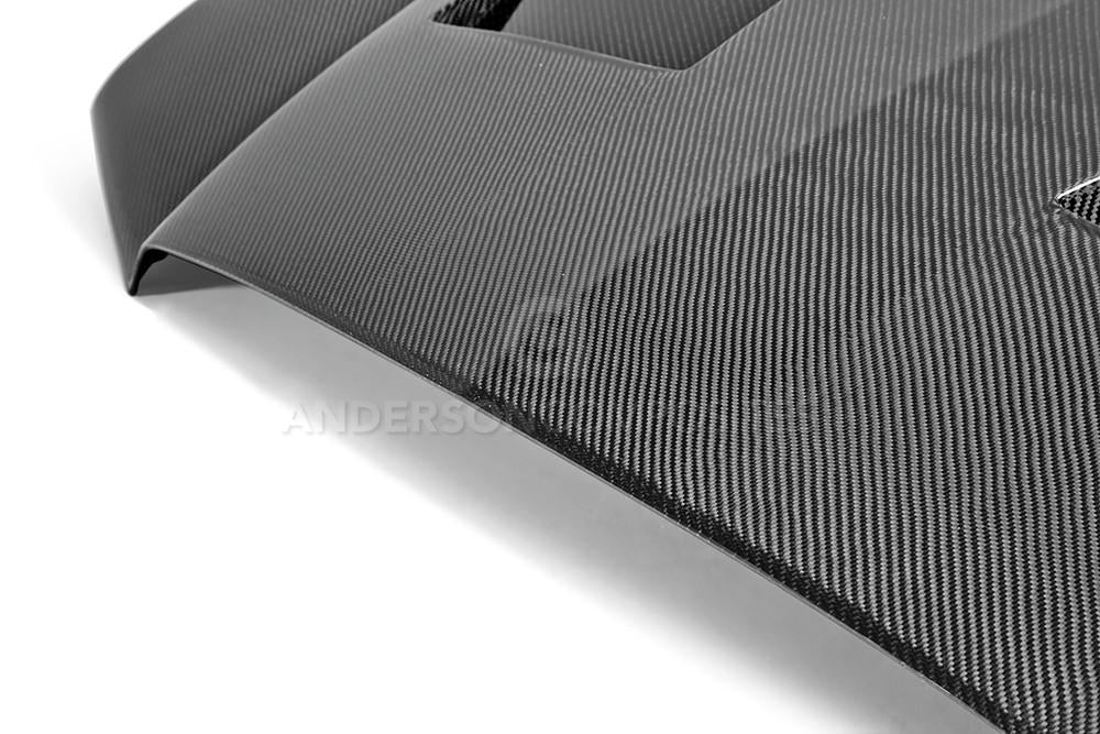 Anderson Composites Type-TS carbon fiber hood for 2011-2014 Dodge Charger  (AC-HD1113DGCR4D-TS)