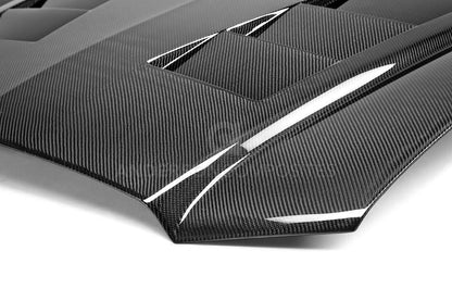 Anderson Composites Type-TS carbon fiber hood for 2011-2014 Dodge Charger  (AC-HD1113DGCR4D-TS)