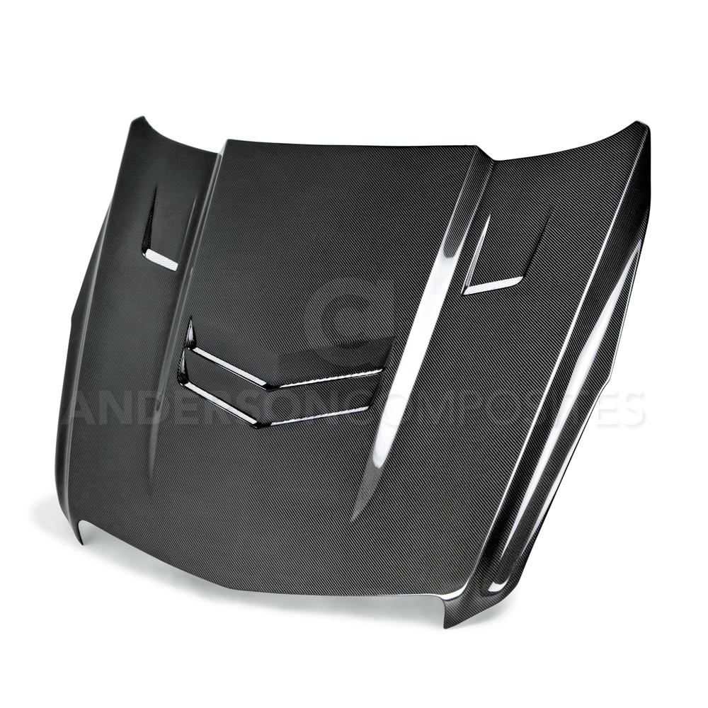 Anderson Composites Type-VT carbon fiber hood for 2013-2015 Cadillac ATS  (AC-HD13CAATS-VT)