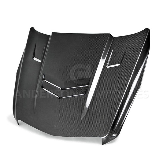 Anderson Composites Type-VT carbon fiber hood for 2013-2015 Cadillac ATS  (AC-HD13CAATS-VT)