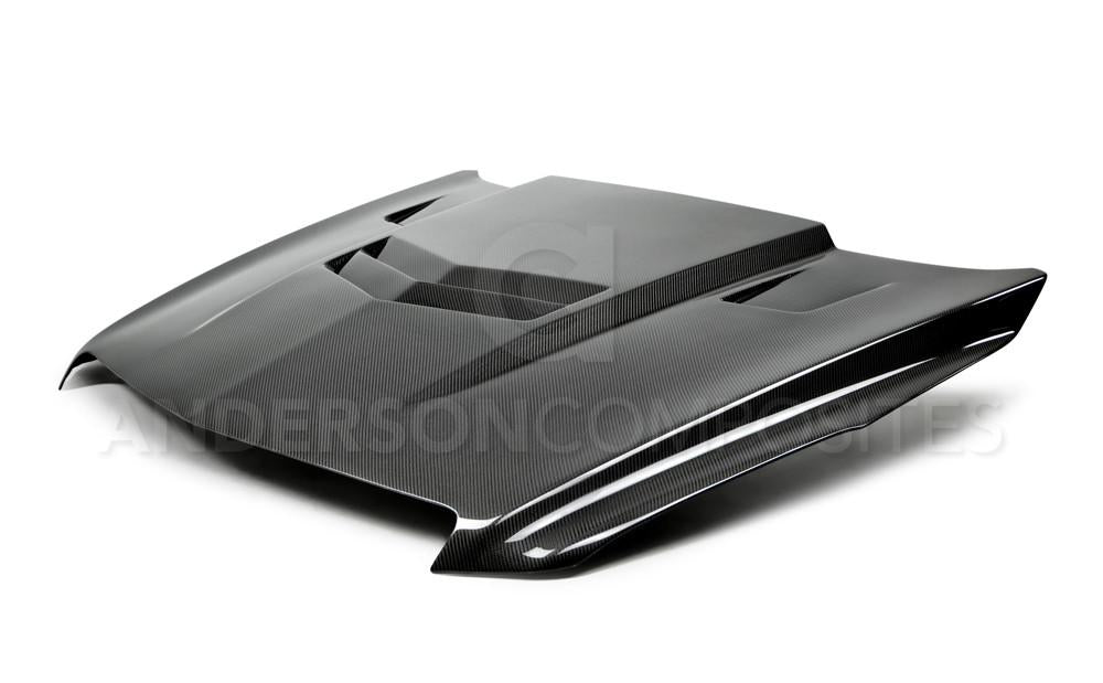 Anderson Composites Type-VT carbon fiber hood for 2013-2015 Cadillac ATS  (AC-HD13CAATS-VT)